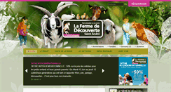 Desktop Screenshot of ferme-de-decouverte.fr