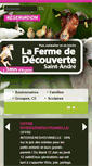 Mobile Screenshot of ferme-de-decouverte.fr