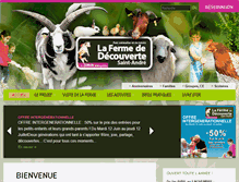 Tablet Screenshot of ferme-de-decouverte.fr